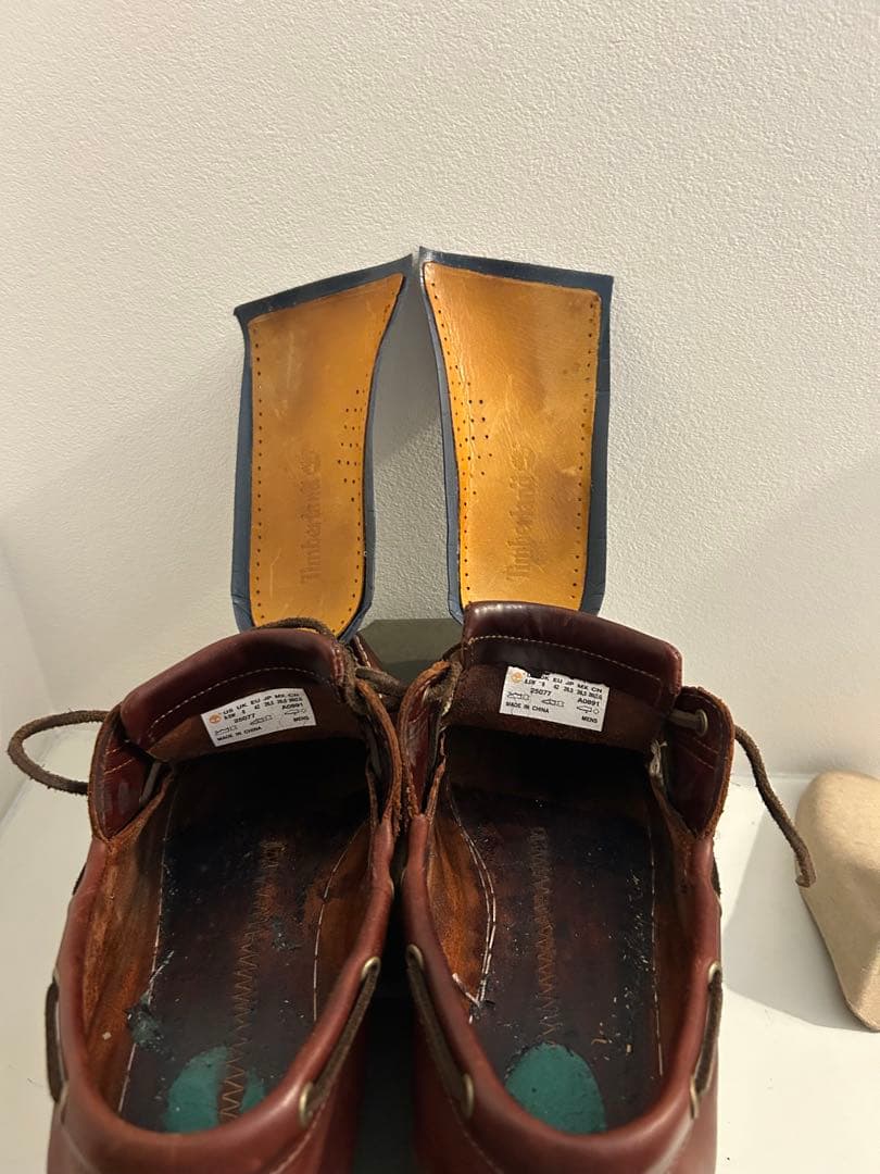SSS　Timberland ブラウン デッキシューズ 8.5