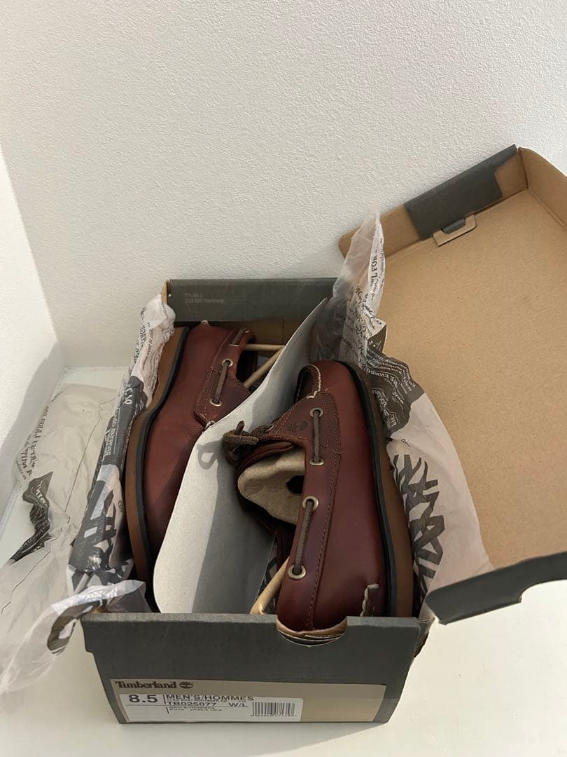 SSS　Timberland ブラウン デッキシューズ 8.5