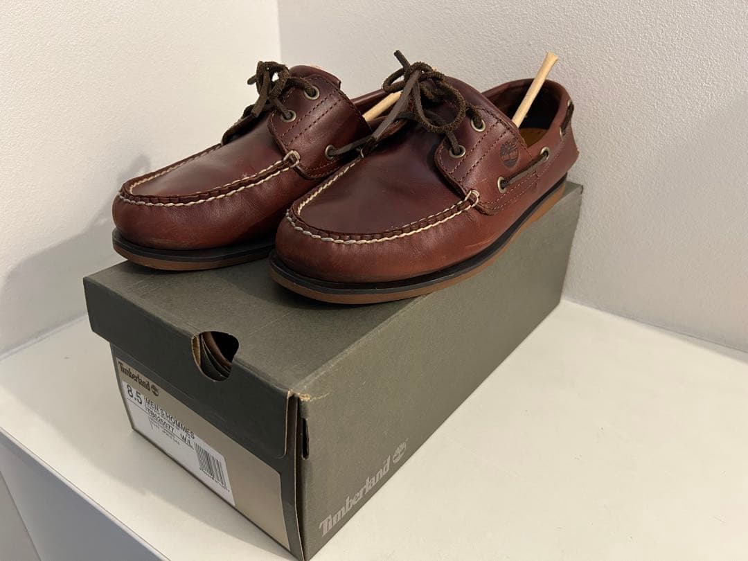 SSS　Timberland ブラウン デッキシューズ 8.5