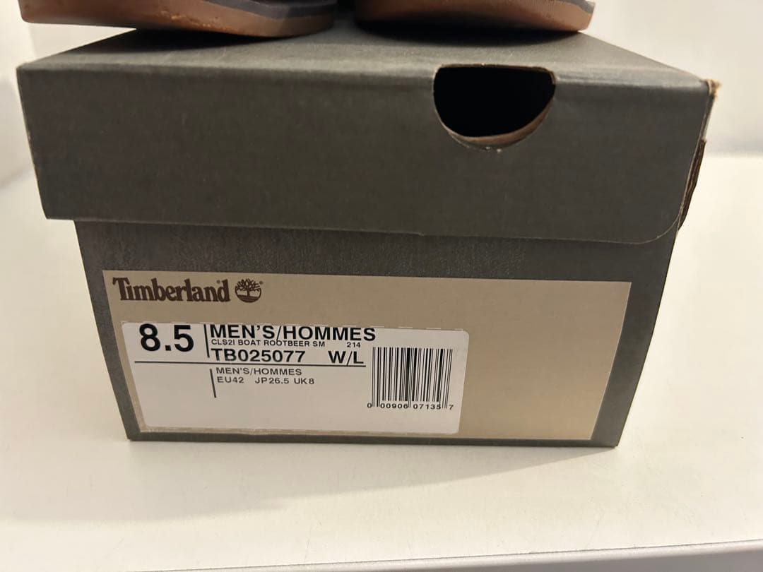 SSS　Timberland ブラウン デッキシューズ 8.5