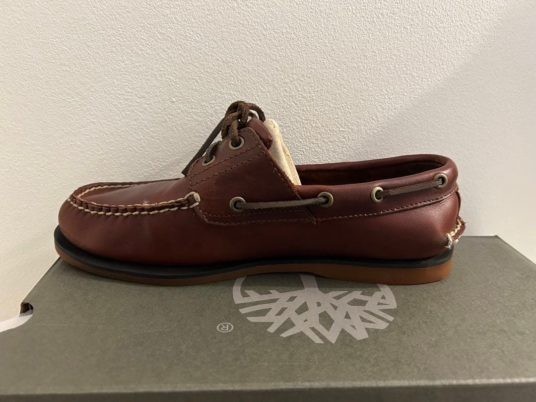 SSS　Timberland ブラウン デッキシューズ 8.5