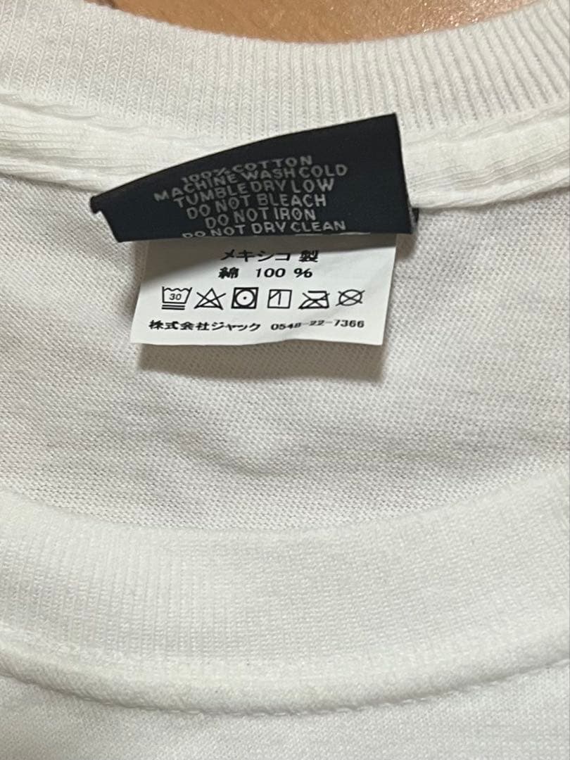 STUSSY ホワイト Tシャツ Sサイズ　シャドーマン希少