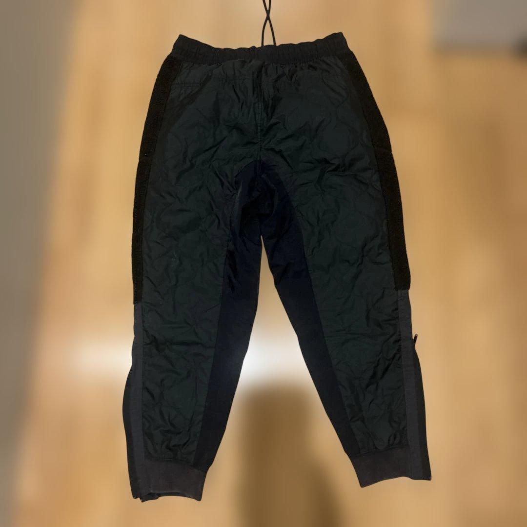 黒 NIKE フリース パンツ ジッパーポケット付き
