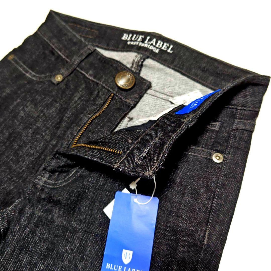 新品 クレストブリッジ スキニーストレッチデニムパンツ 34 黒 レディース