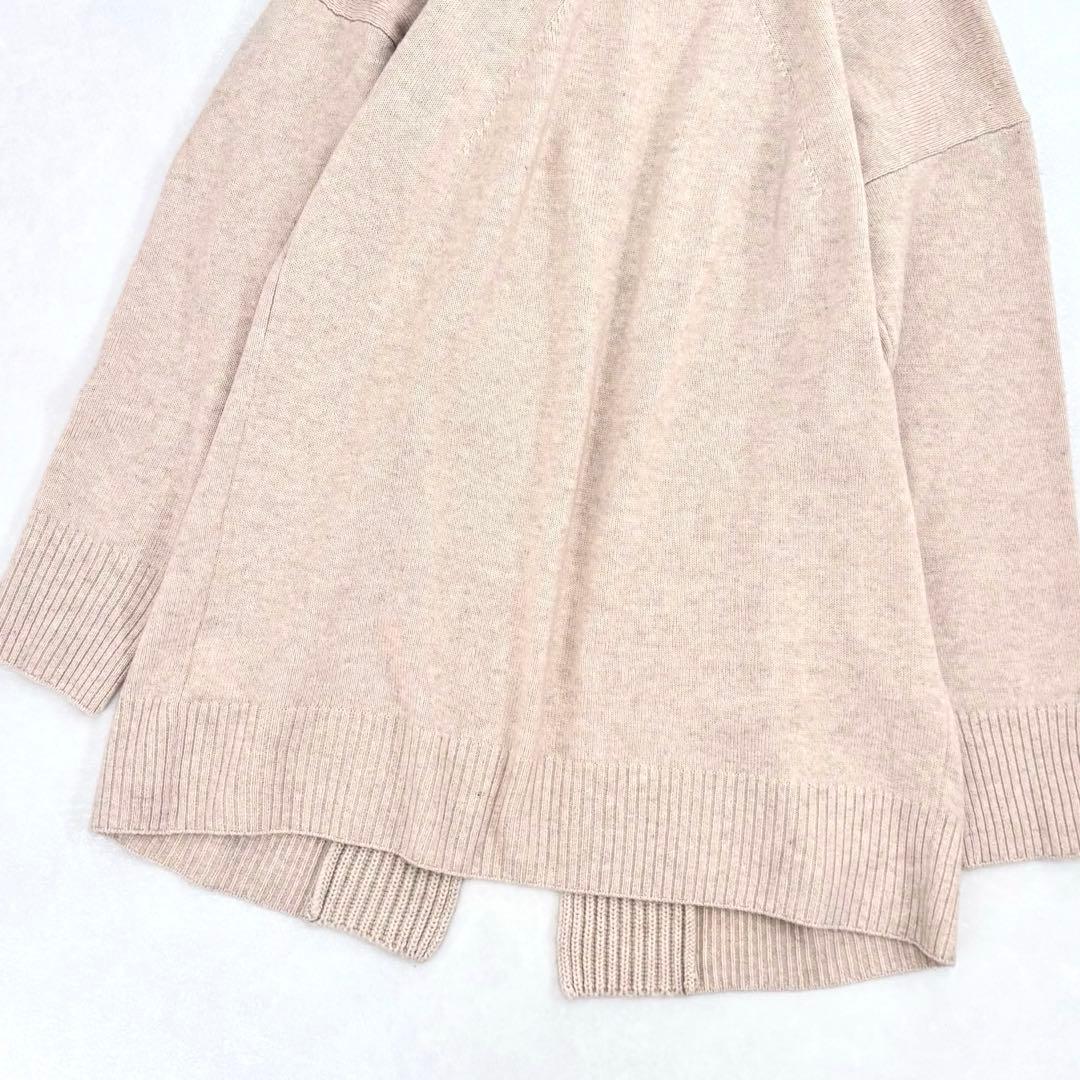 美品　ヴィンス　カシミヤ混　ニットカーディガン　ガウン　ベージュ