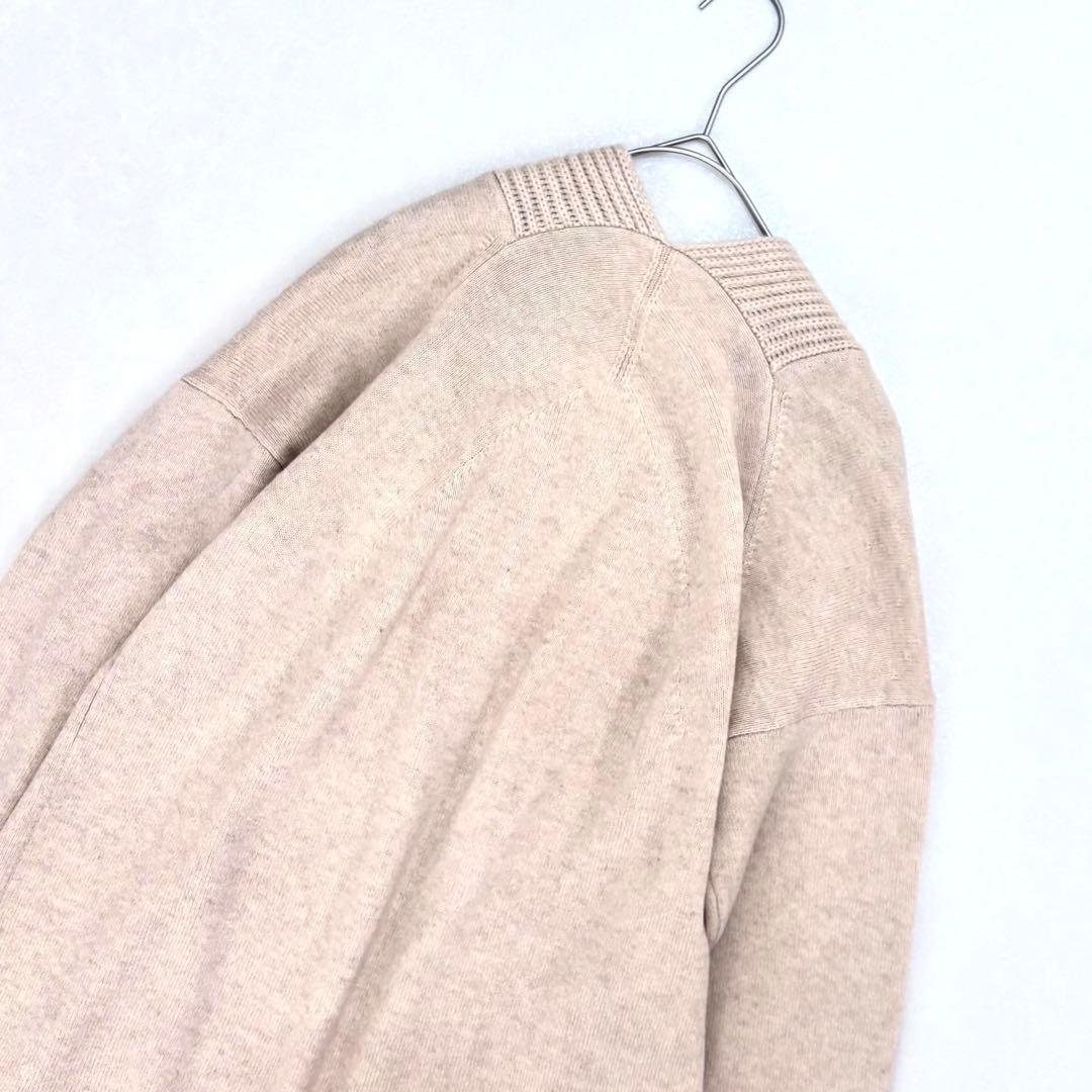 美品　ヴィンス　カシミヤ混　ニットカーディガン　ガウン　ベージュ