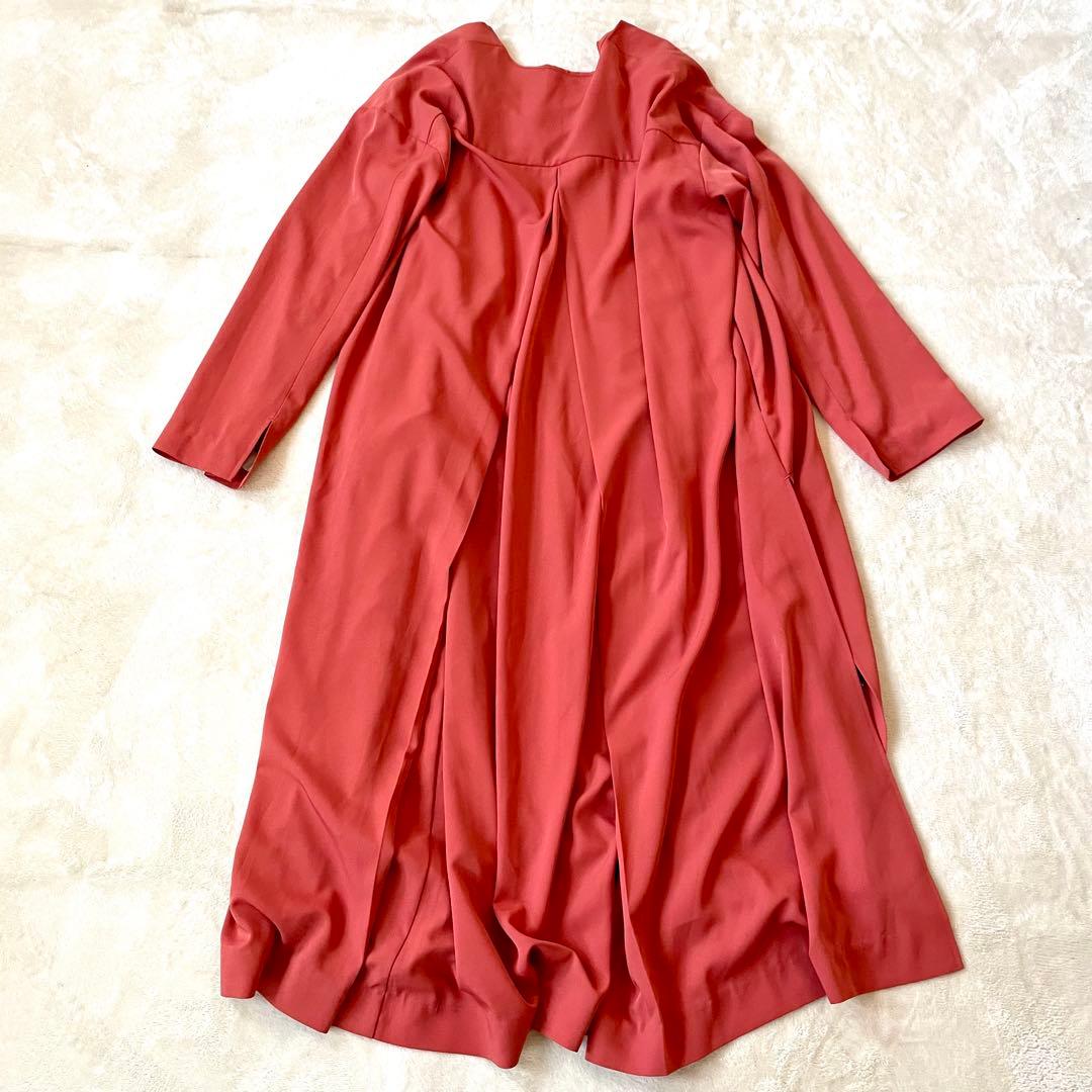 AMERI アメリ LOOSE GOWN COAT オレンジ　フリーサイズ