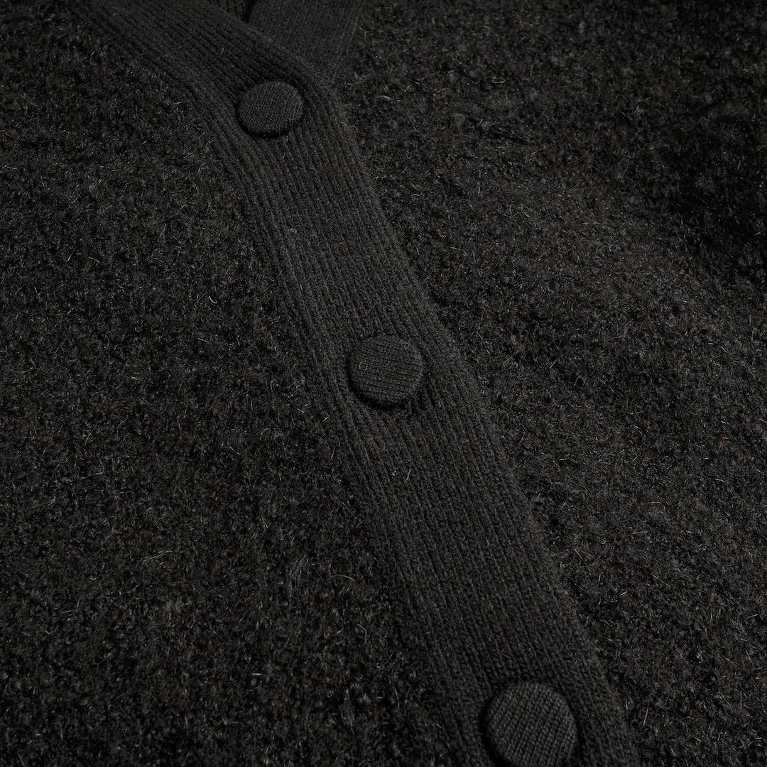 未使用 MACHATT マチャット 25AW ブークレカーディガン ブラック