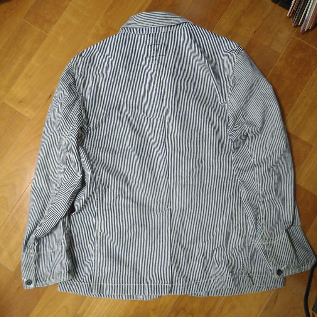 GAP　ギャップ　ヒッコリー　ストライプ　ジャケット