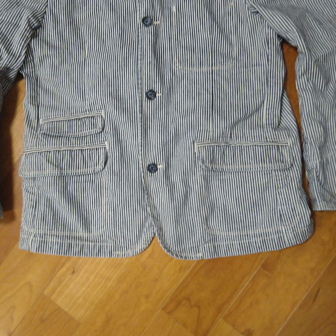 GAP　ギャップ　ヒッコリー　ストライプ　ジャケット