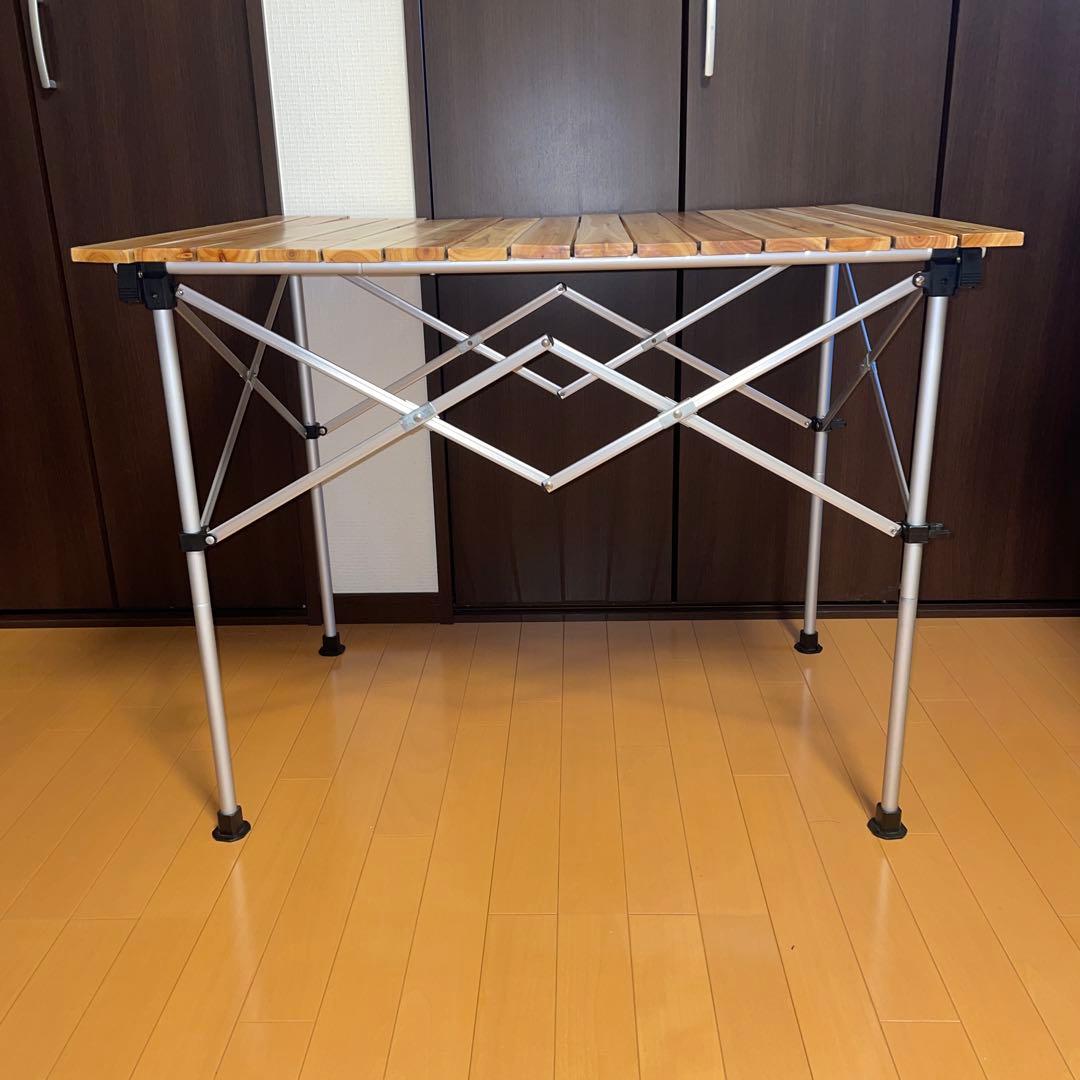 Coleman ナチュラルウッドロールテーブル　90