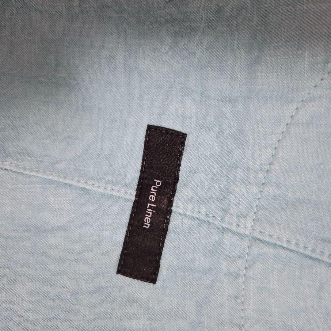 HugoBossライトブルーBOSSHUGO水色JacketPure Linen