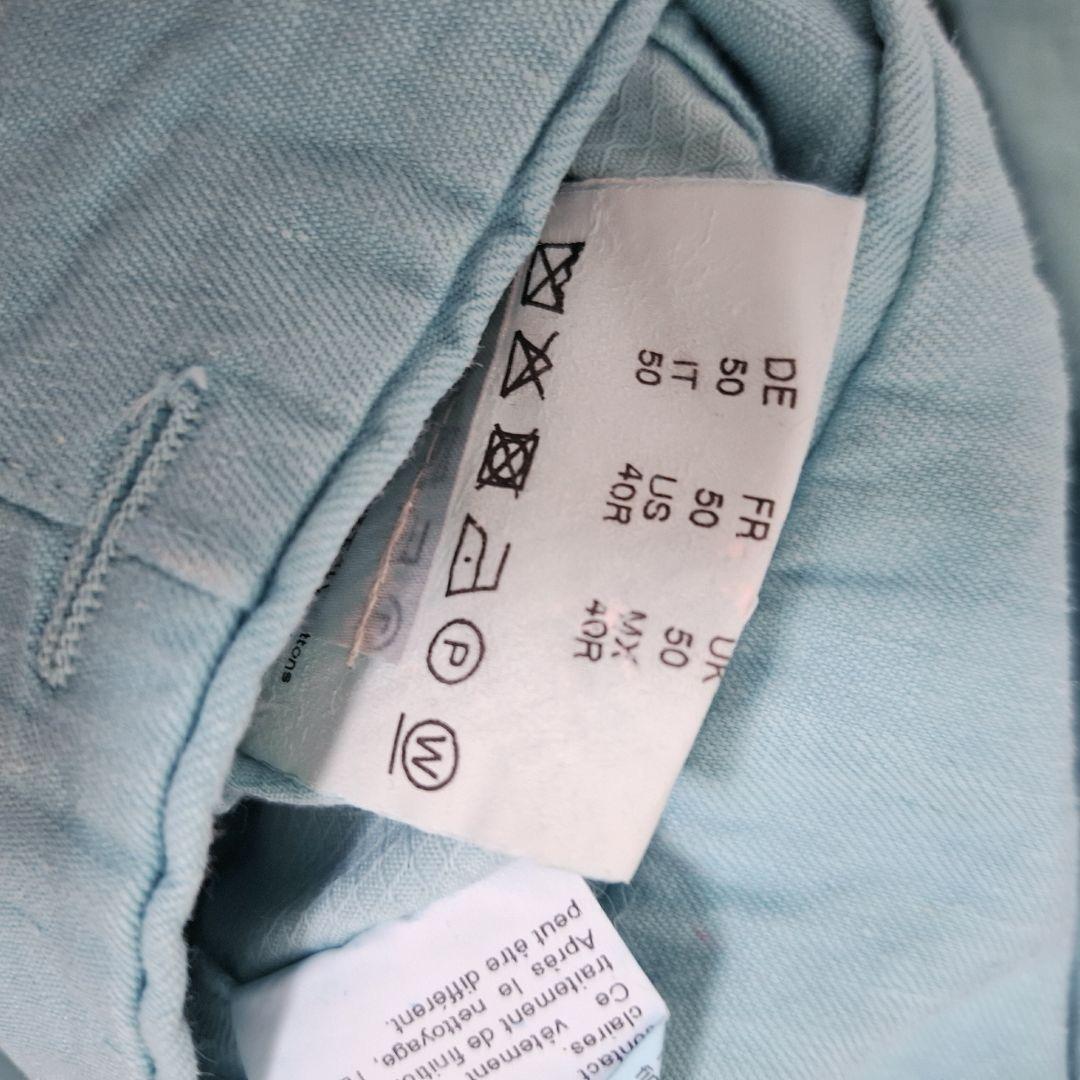 HugoBossライトブルーBOSSHUGO水色JacketPure Linen