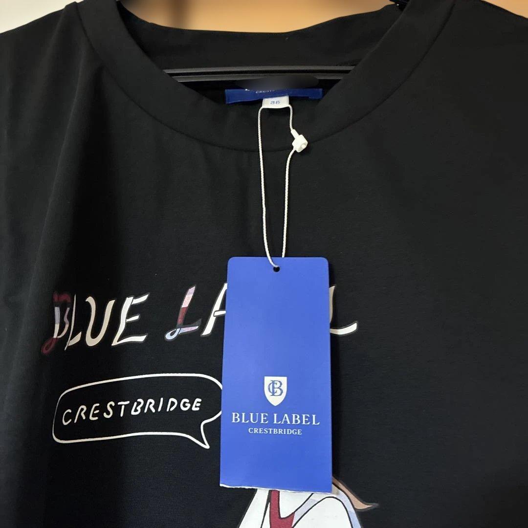 BLUE LABEL CRESTBRIDGE ブラックTシャツ