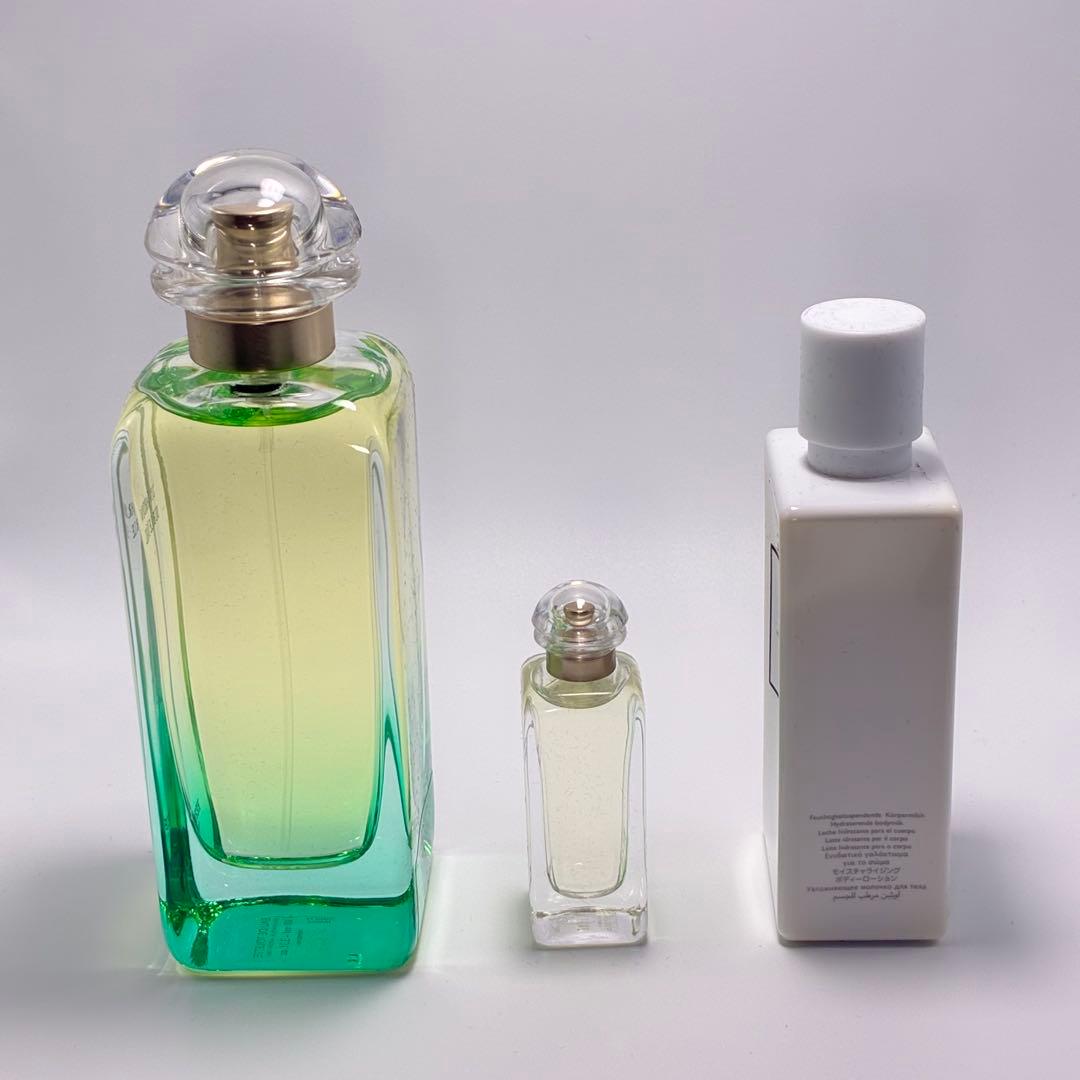 【新品未使用】エルメス　ナイルの庭　100ml 7.5ml ボディローション