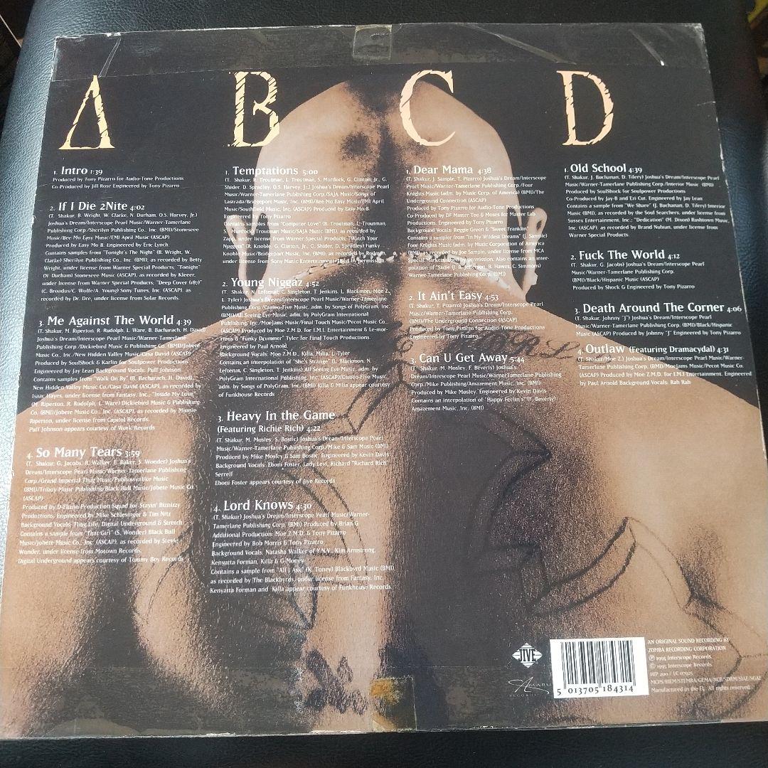 2PAC ME AGAINST THE WORLD 限定版 VINYL