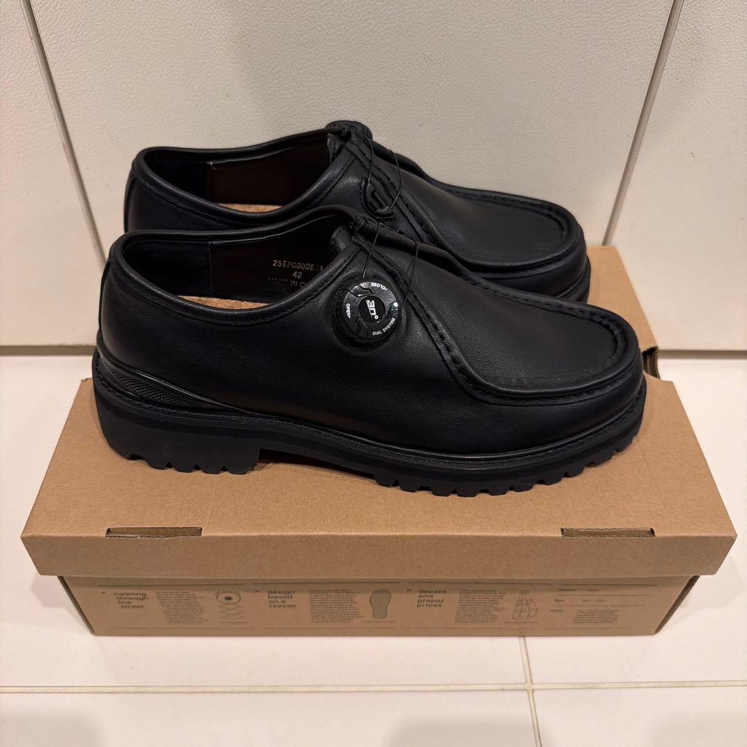 PG × Steven Alan Knock Black Leather 42