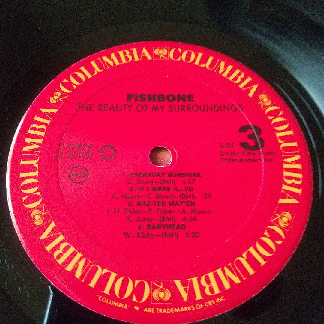 FISHBONE スカ funk コロンビア オリジナル盤　2LP レコード