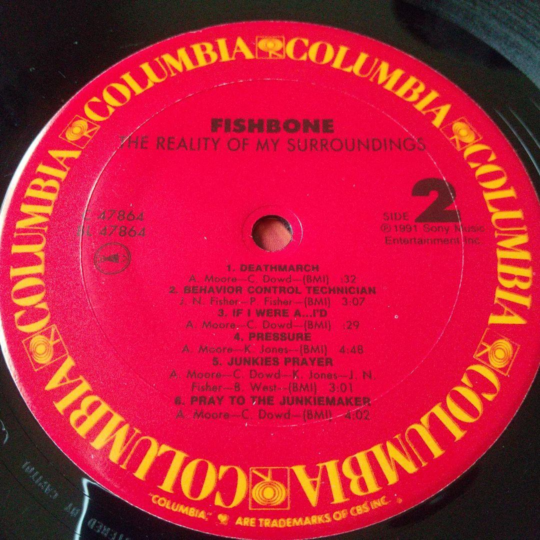 FISHBONE スカ funk コロンビア オリジナル盤　2LP レコード