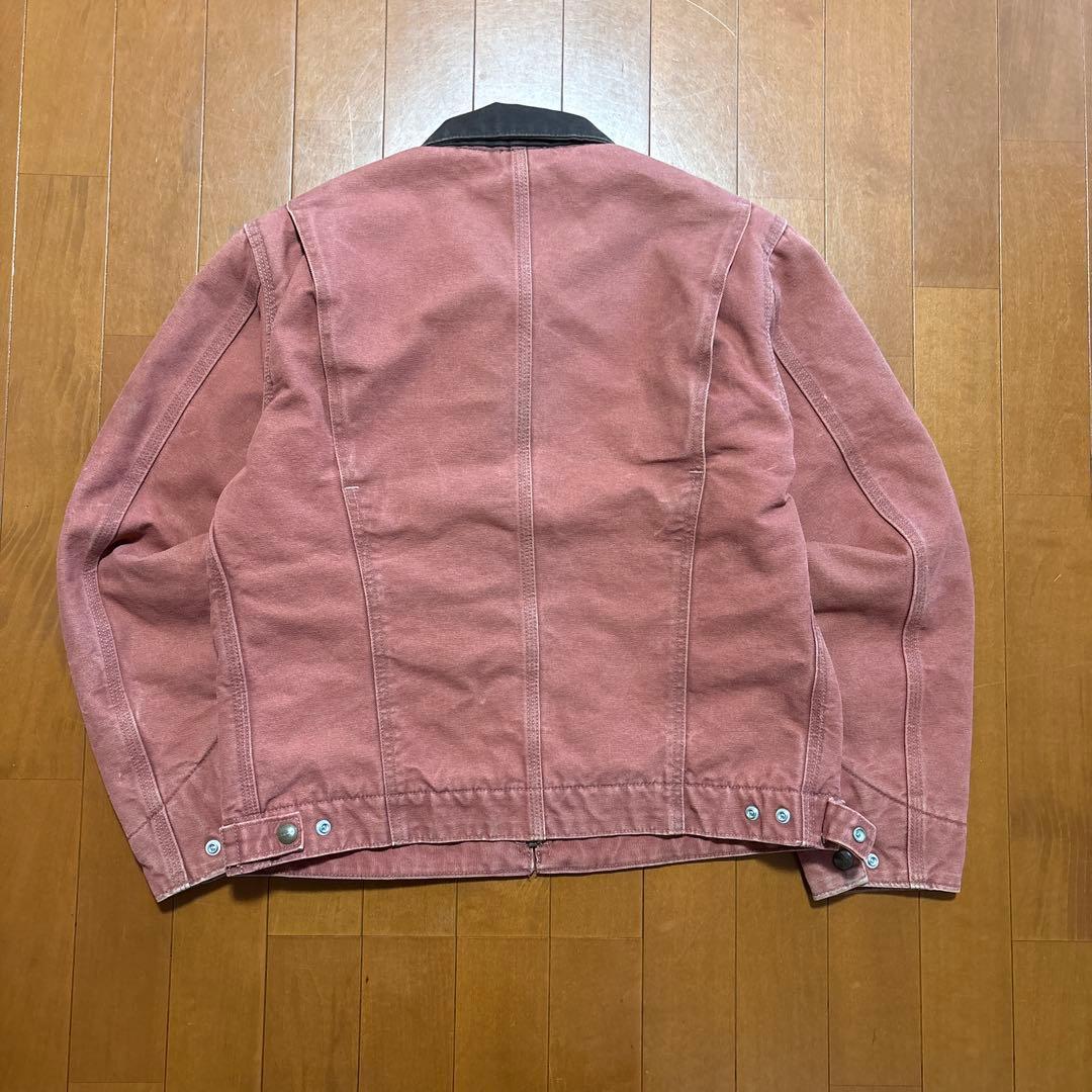 美品　希少カラー　Carhartt デトロイトジャケット　サーモンピンク　VRS