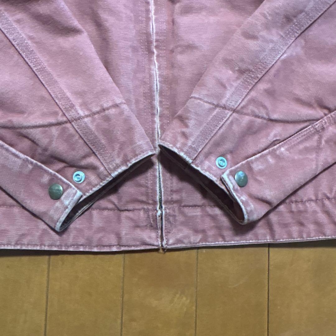 美品　希少カラー　Carhartt デトロイトジャケット　サーモンピンク　VRS