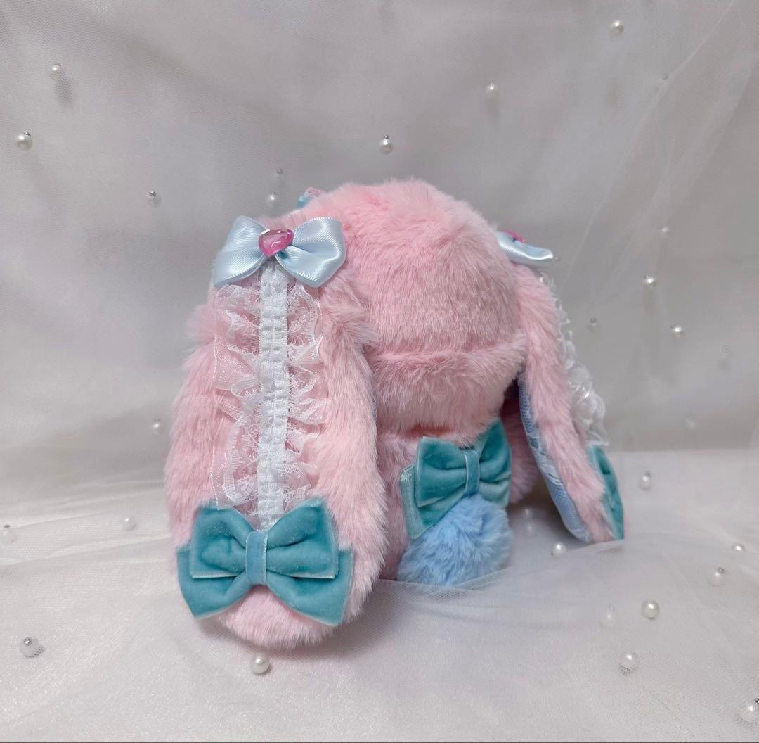 ぬい服 10~13cm おすわり うさぎ ピンク ブルー