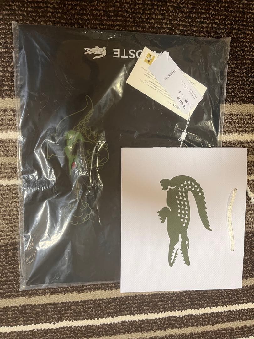 LACOSTE ゴジラ Tシャツ size5 XL 紙袋付き