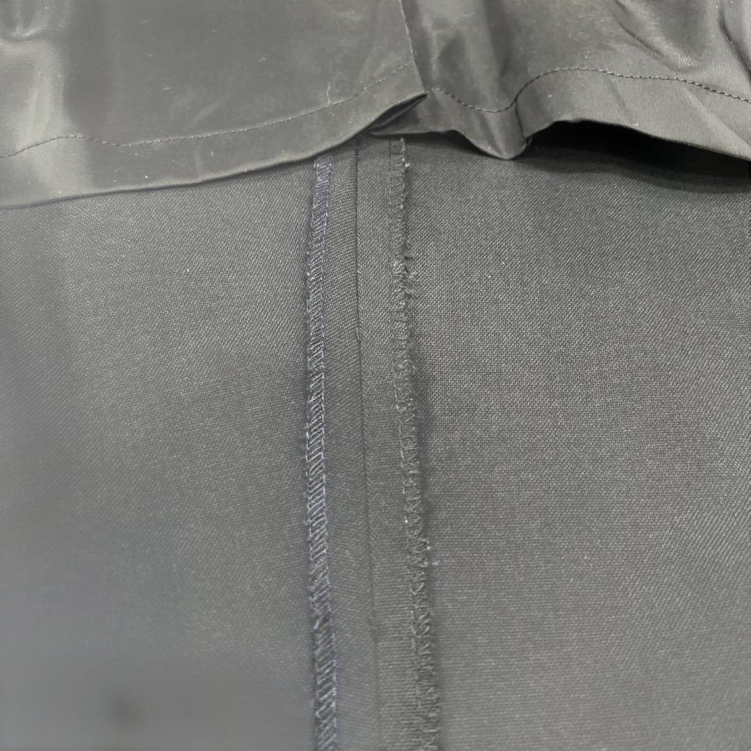 【訳あり】POLO Ralph Laurenウールダブルブレストロングブレザー黒