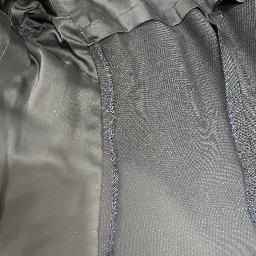 【訳あり】POLO Ralph Laurenウールダブルブレストロングブレザー黒