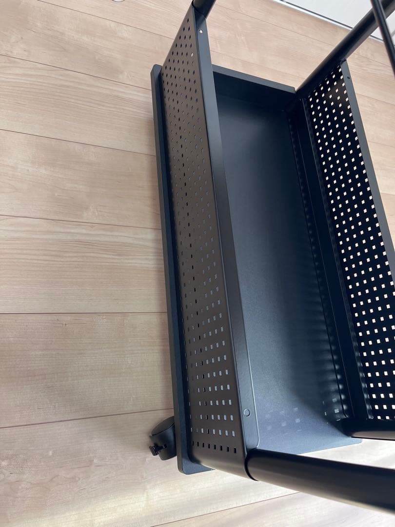Bauhutte バウヒュッテ 昇降式 PCワゴンBHD-670H-BK