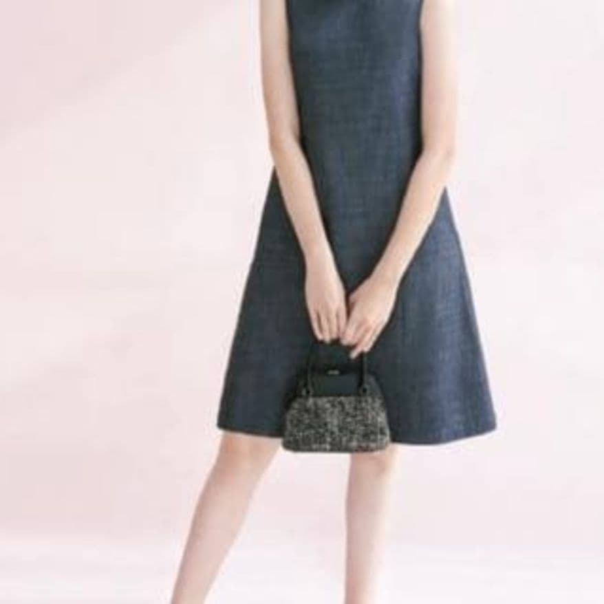 フォクシー　FOXEY NEWYORK インディゴ　ワンピース　40