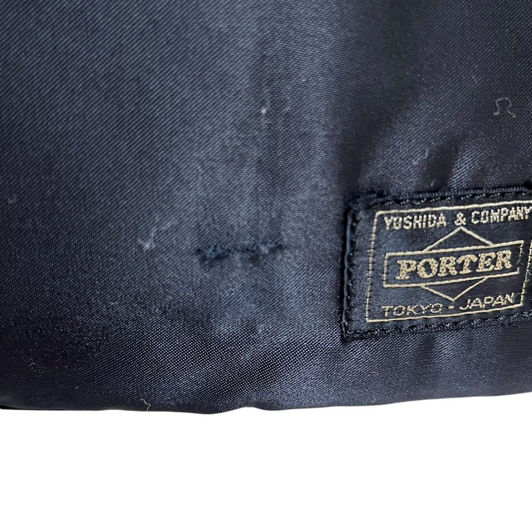 レア★ヘッドポーター PORTER ミニボストンバッグ アイアンブルー ネイビー