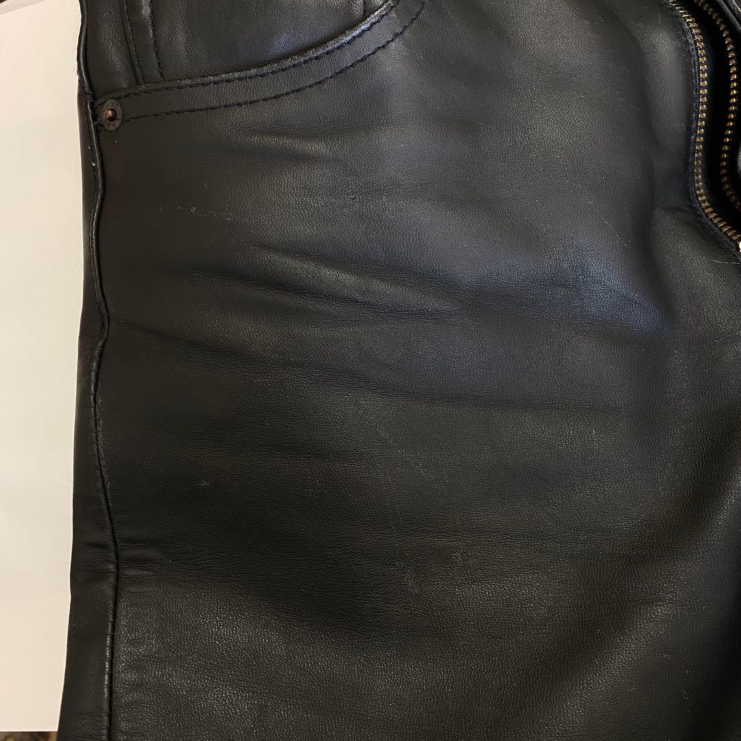 00s Levi's 505 ホースハイド レザーパンツ W30
