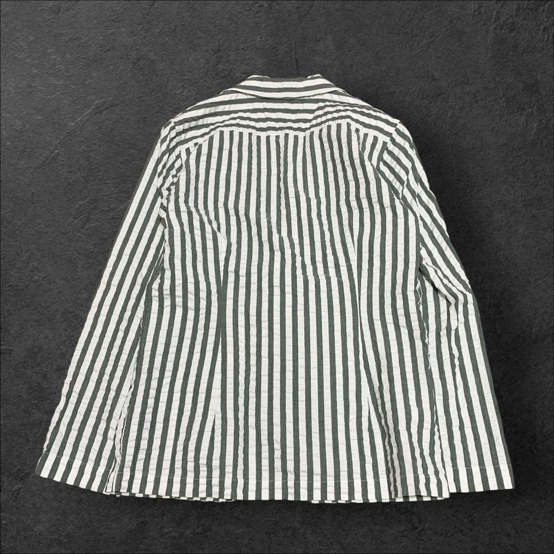 LARDINI テーラードジャケット 春夏ジャケット ストライプ ブートニエール