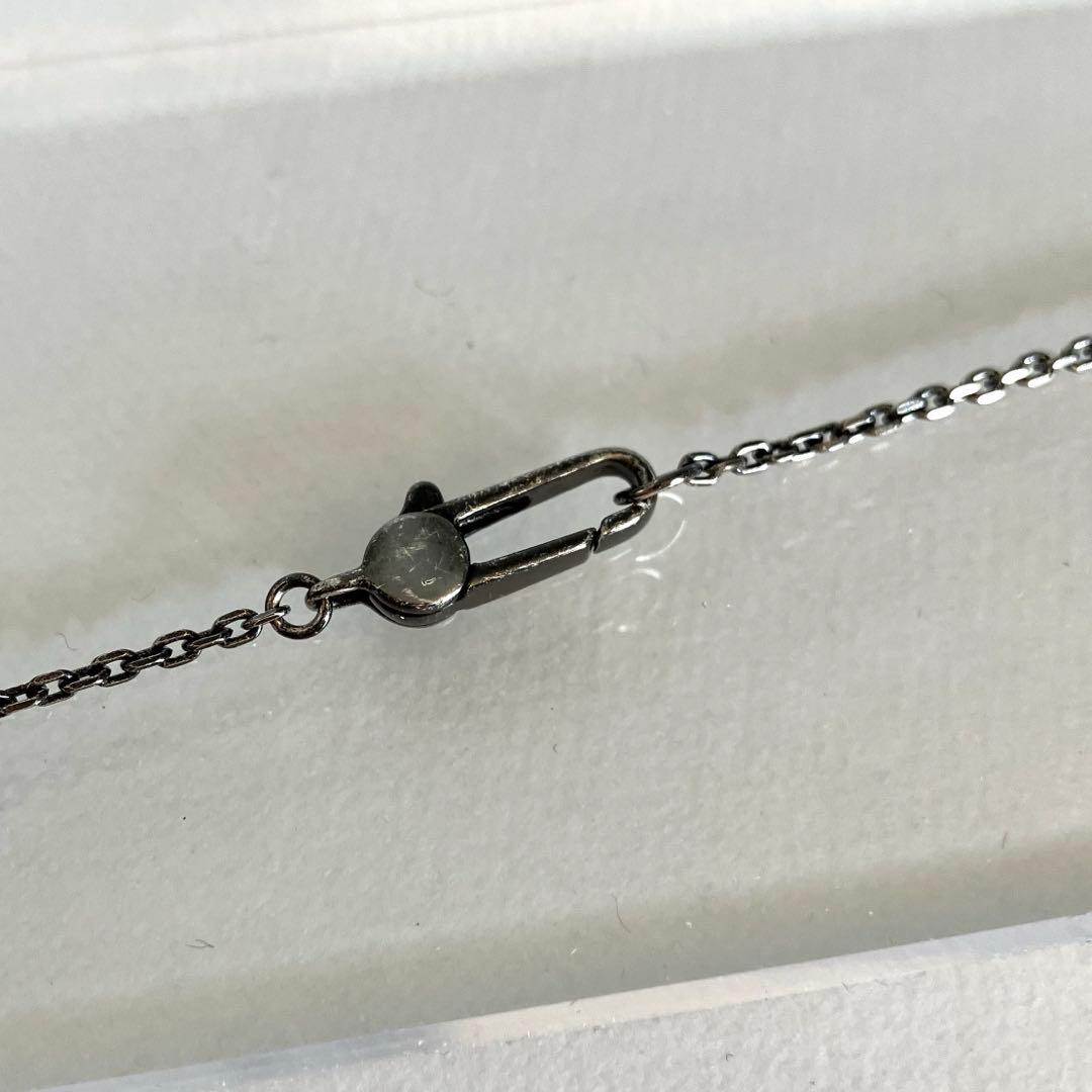 GUCCI グッチ クロス カットアウトブラック Gクロス ネックレス 925