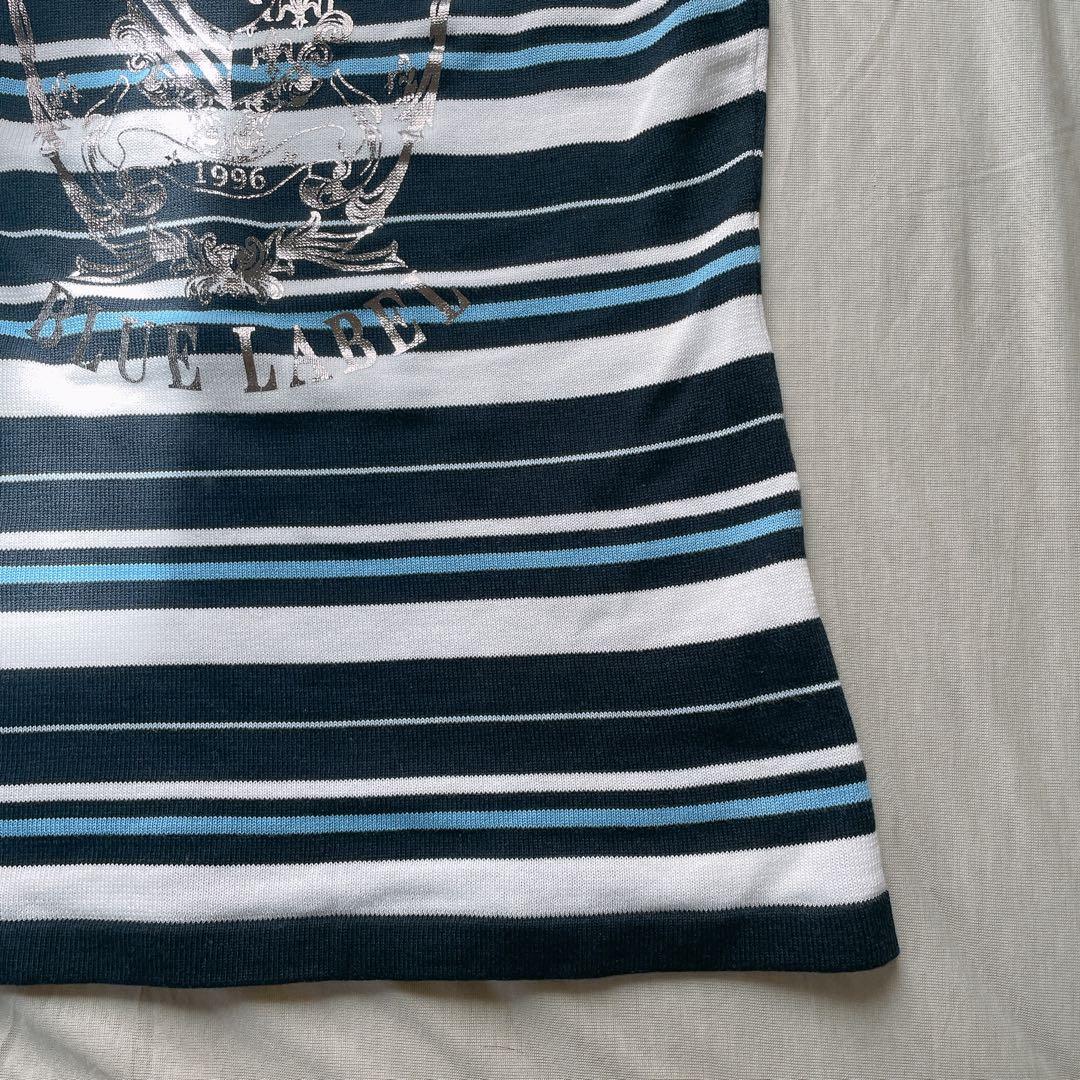 y2k 平成　バーバリー　Burberry 半袖　ニット　ポロシャツ　Tシャツ
