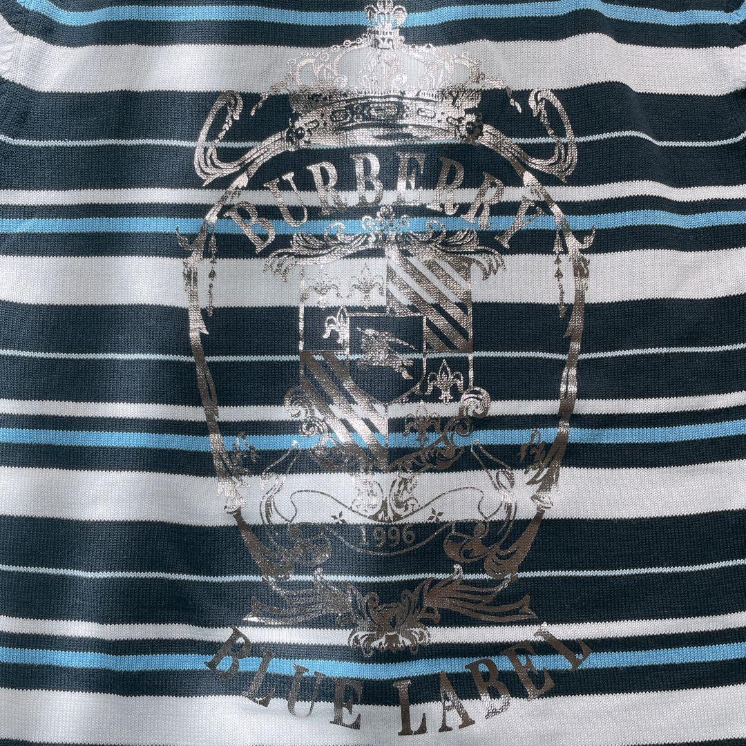 y2k 平成　バーバリー　Burberry 半袖　ニット　ポロシャツ　Tシャツ