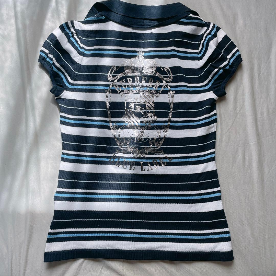 y2k 平成　バーバリー　Burberry 半袖　ニット　ポロシャツ　Tシャツ