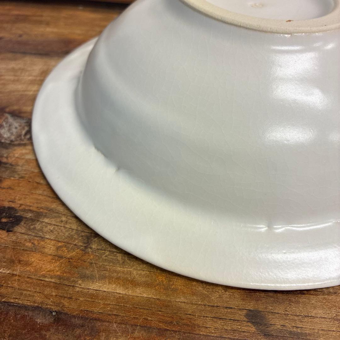 新品　陶器　陶芸作家　リムbowl3個　444