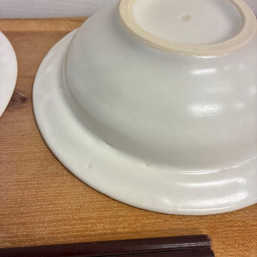 新品　陶器　陶芸作家　リムbowl3個　444
