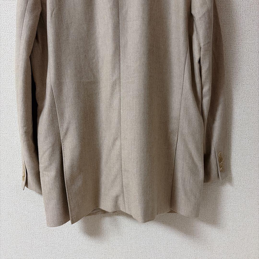 【ランバン】LANVIN テーラードジャケット　ウール　メンズ　ベージュ　Ｒ48