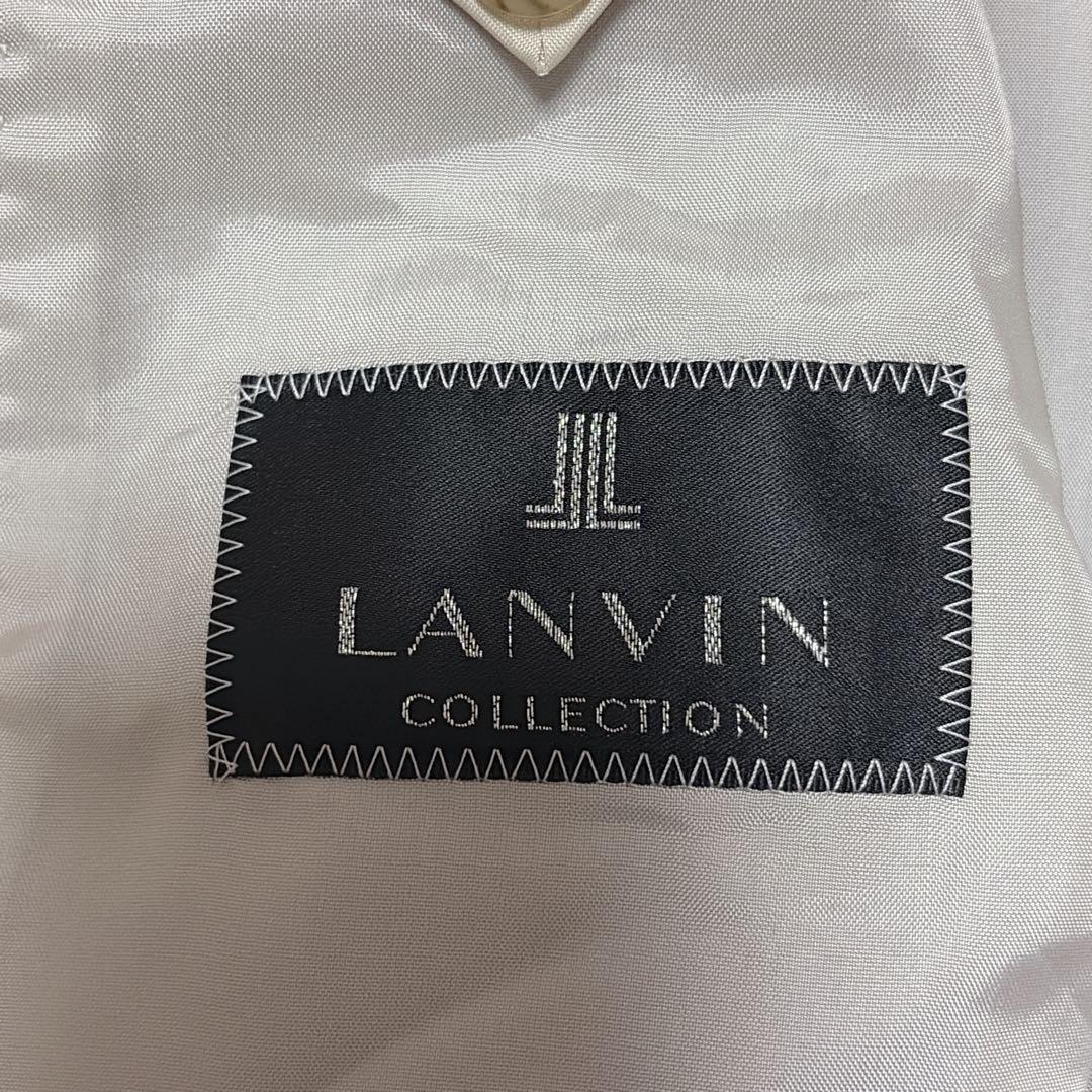【ランバン】LANVIN テーラードジャケット　ウール　メンズ　ベージュ　Ｒ48