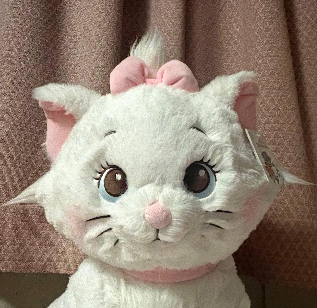 厳選　コストコ　おしゃれキャット　マリー　特大　 ぬいぐるみ　ブランケット付き
