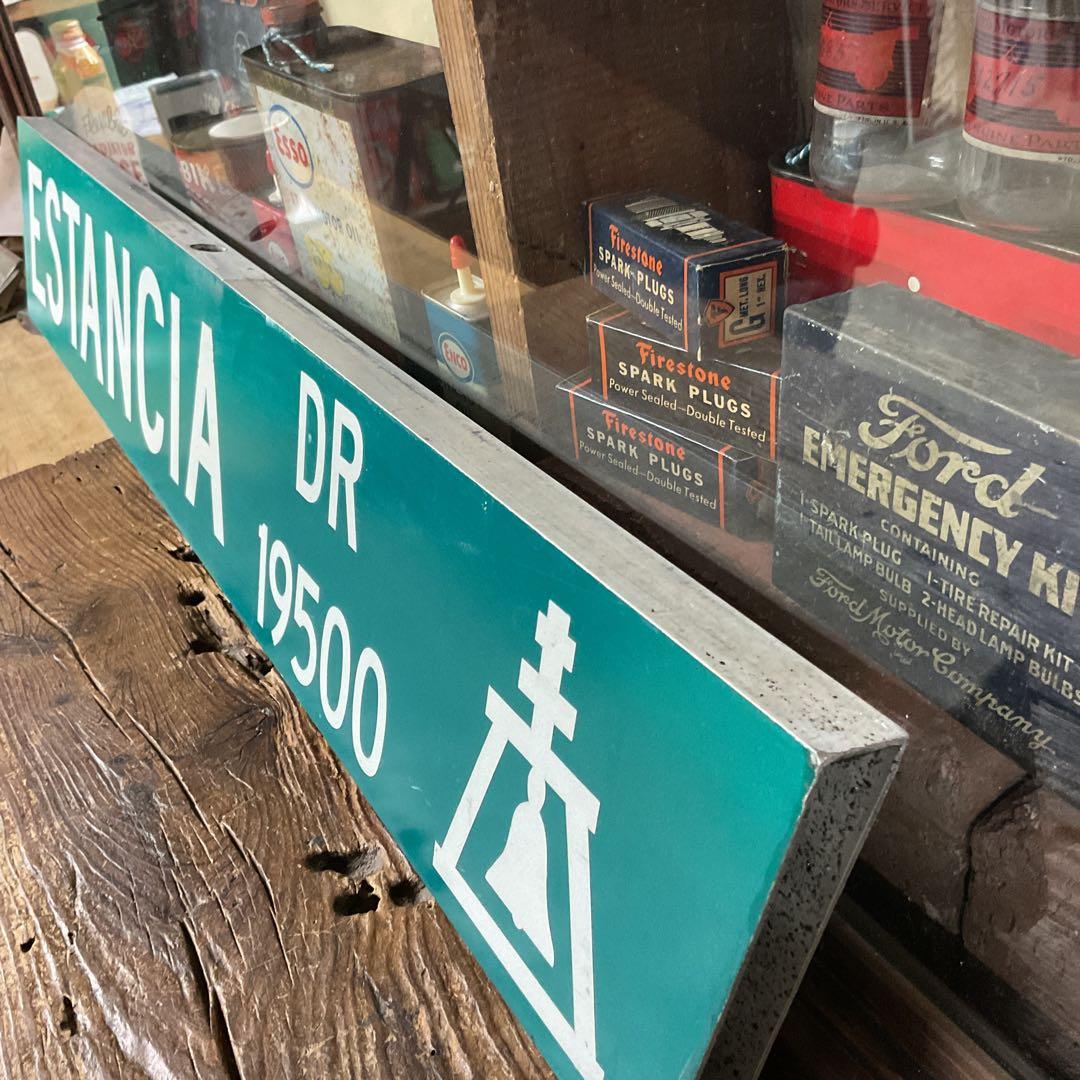 USA ストリート看板　ロングタイプESTANCIA