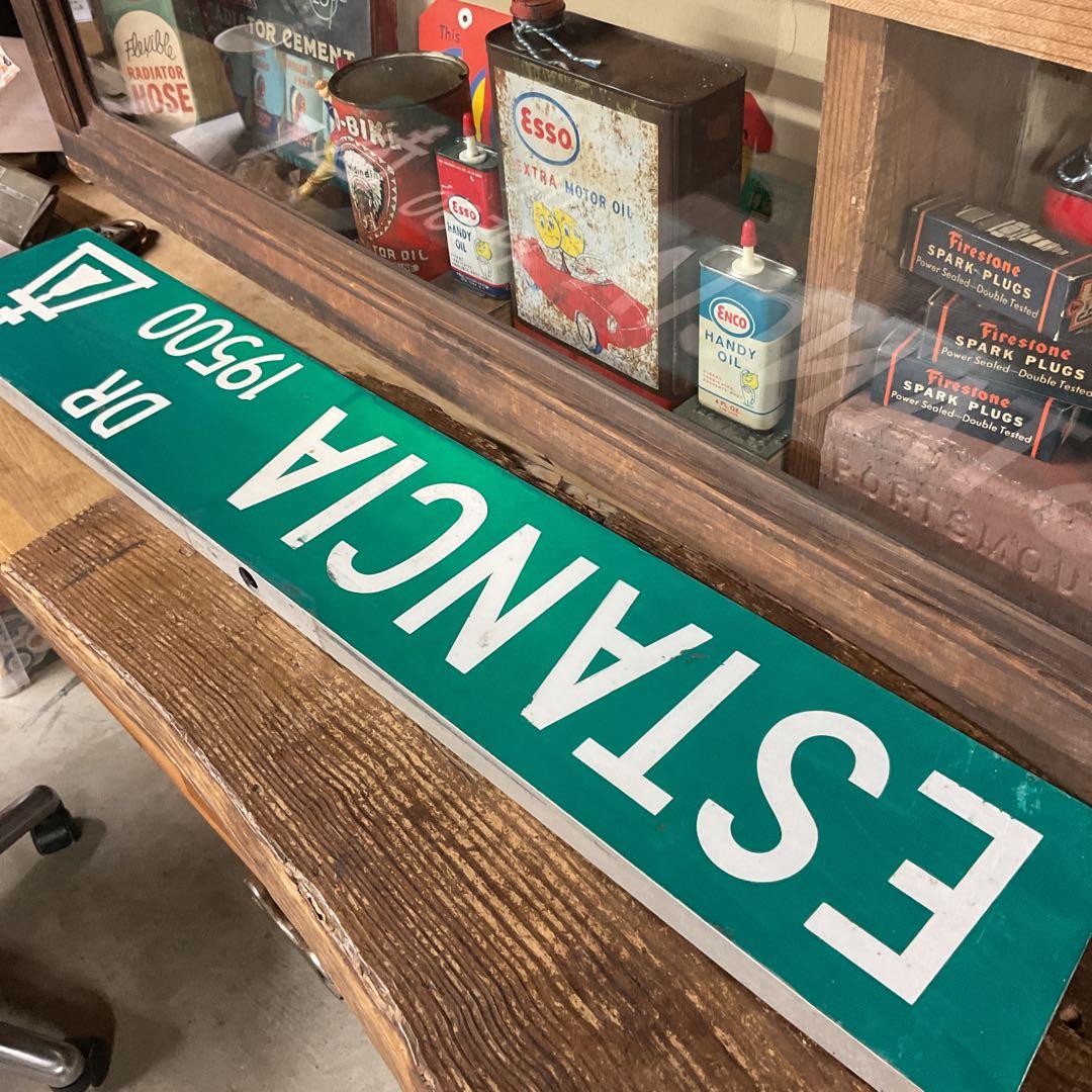 USA ストリート看板　ロングタイプESTANCIA