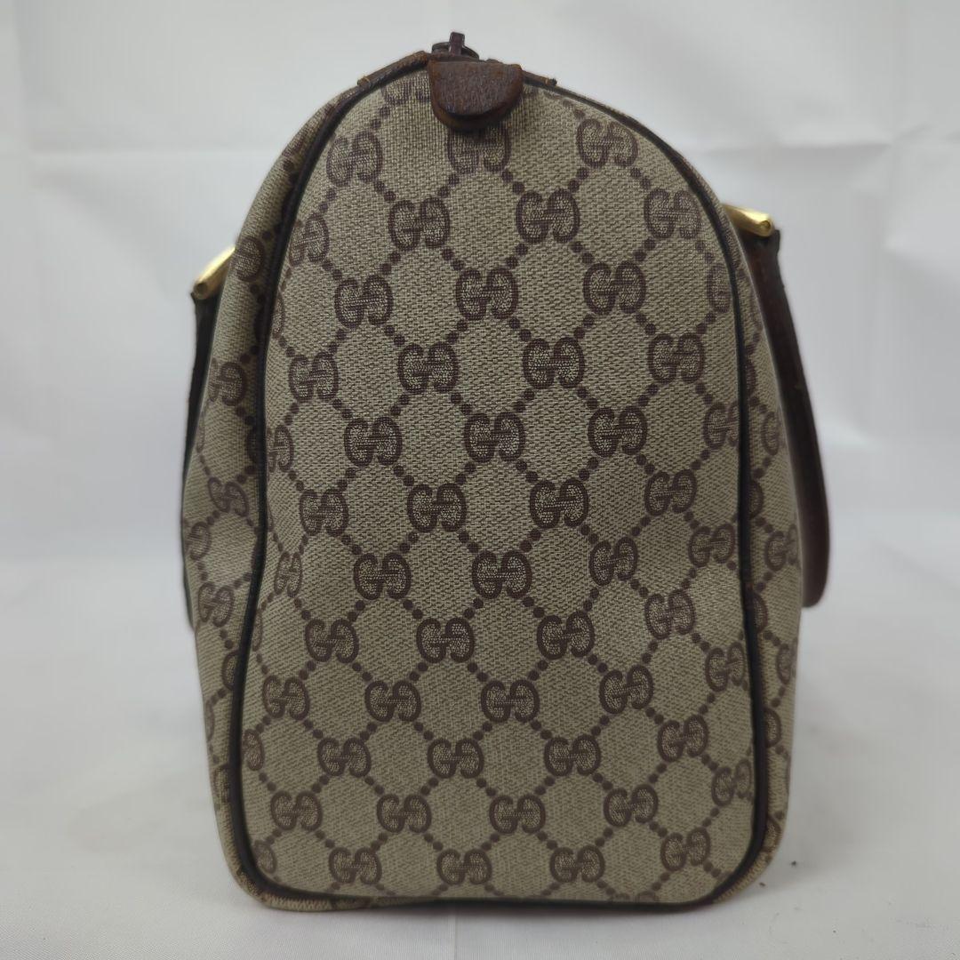 GUCCI グッチ シェリーライン ミニボストン バッグ GG柄 PVC