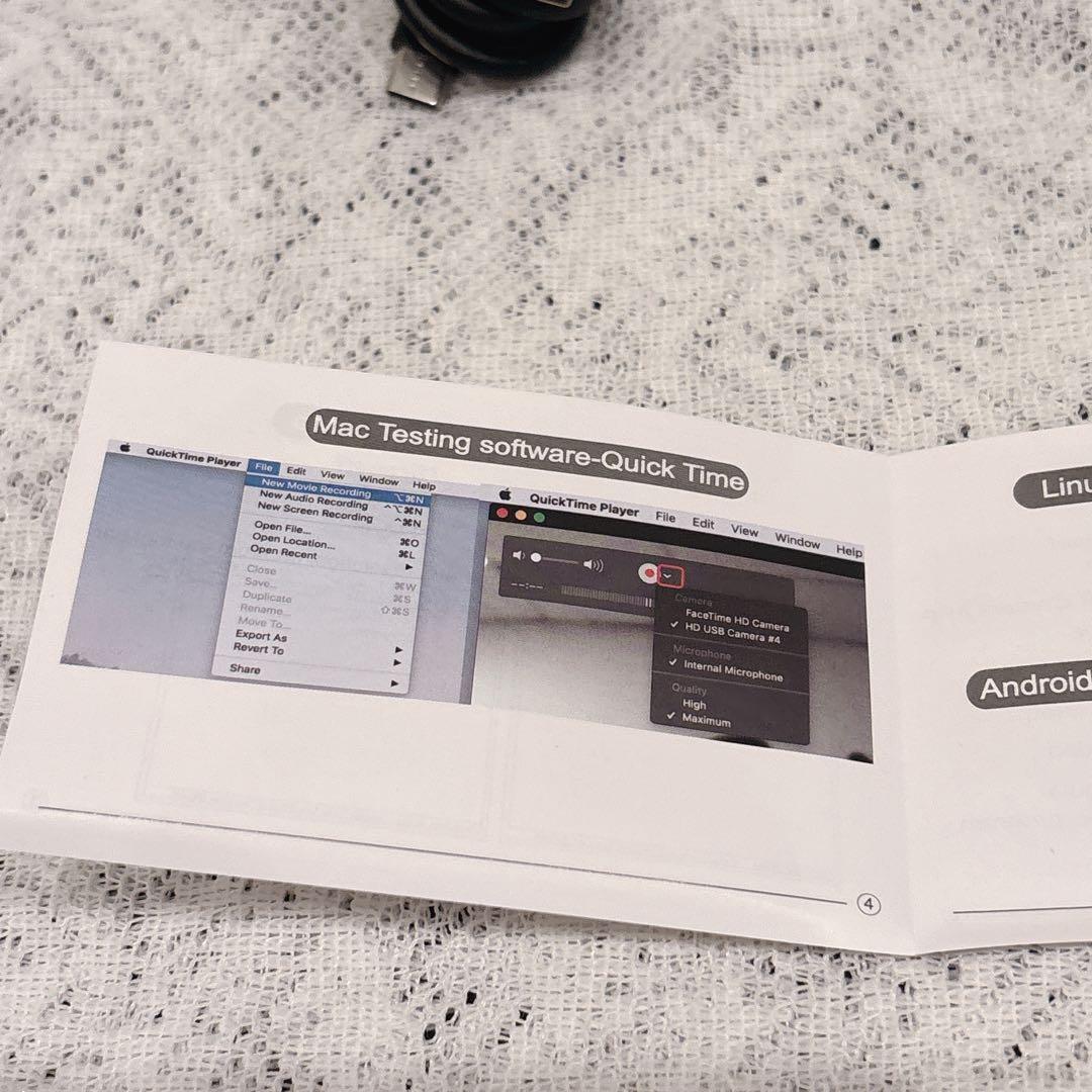 ELP 60fps 3Dステレオ同期USBカメラモジュール4MP 85度