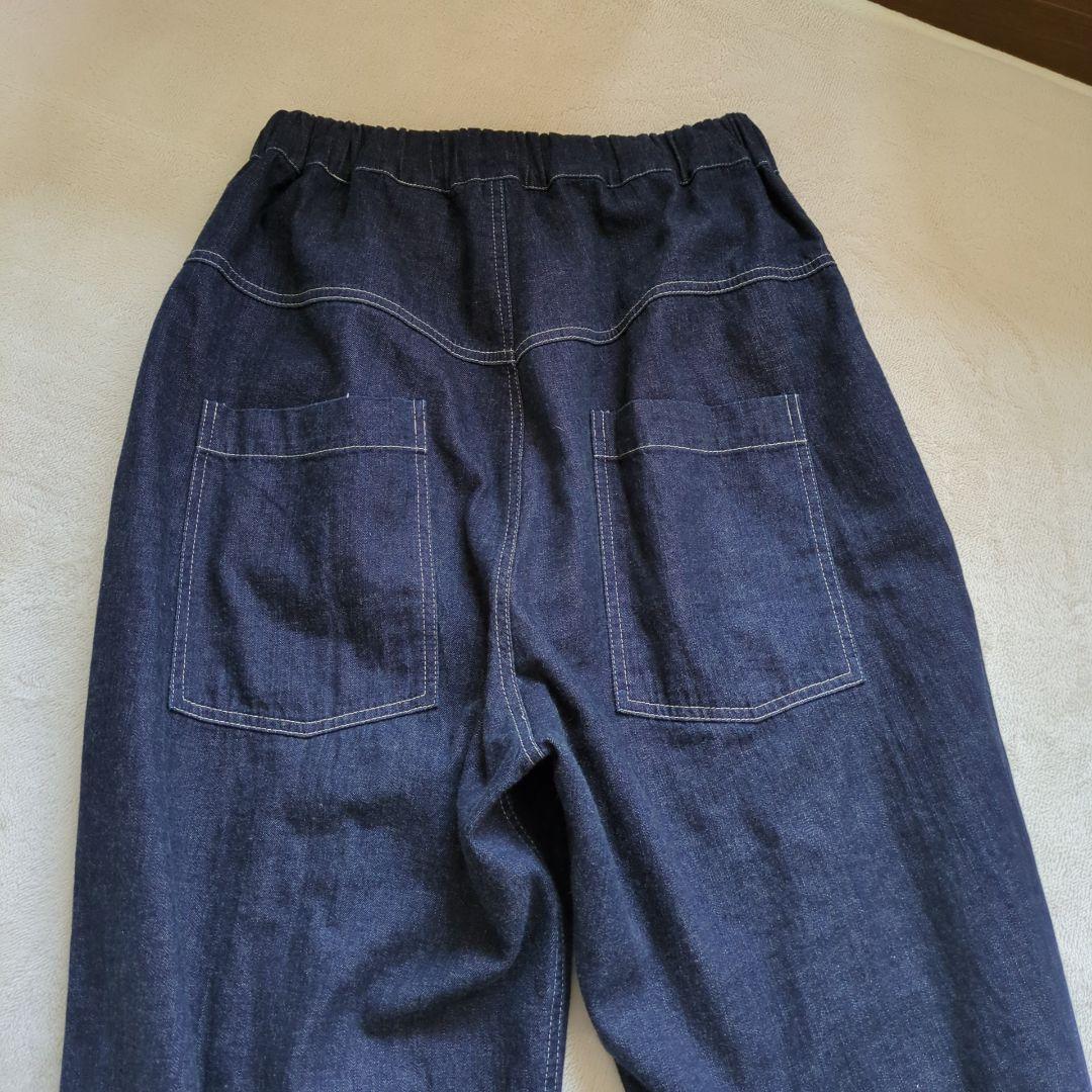 NARU 8ozムラデニムノッポパンツ　インディゴ