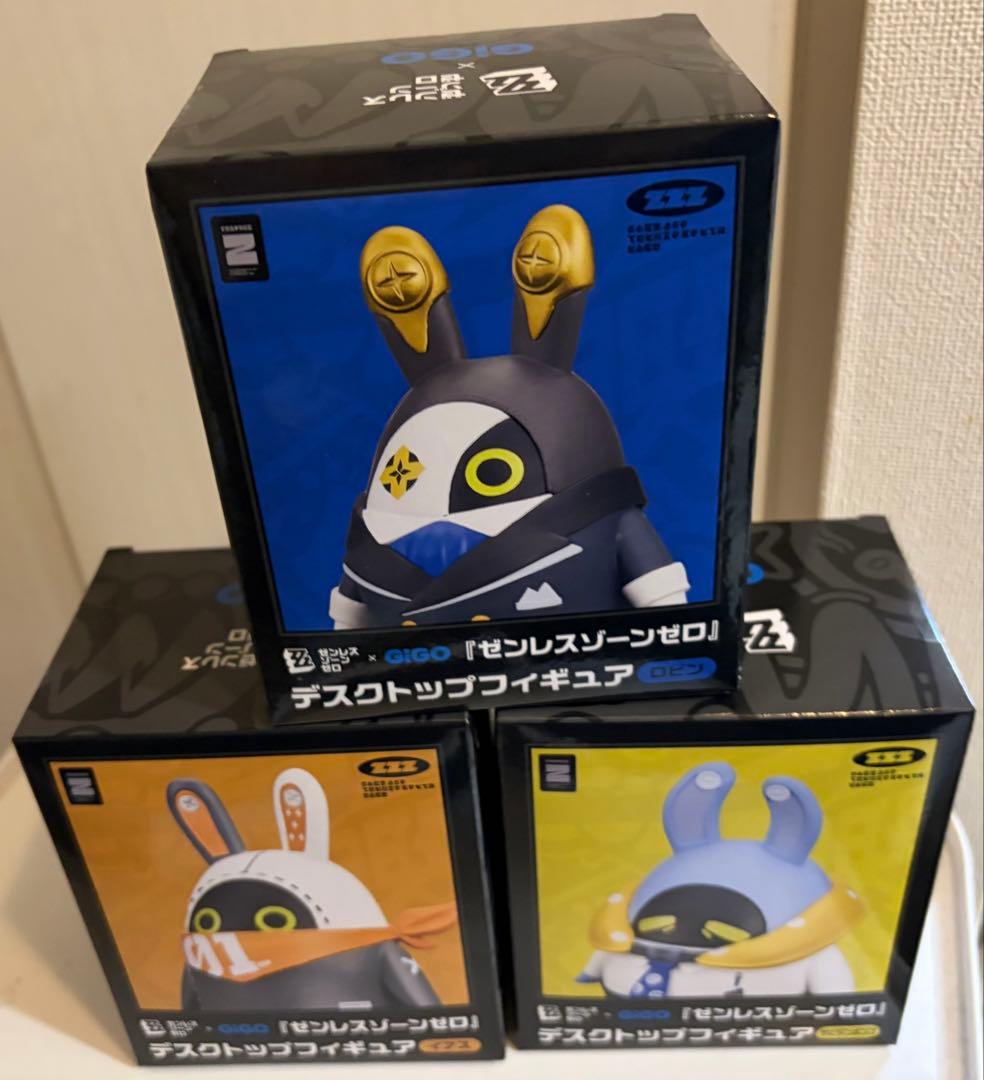 GiGO限定　ゼンレスゾーンゼロ　ボンプ　デスクトップフィギュア　3種セット
