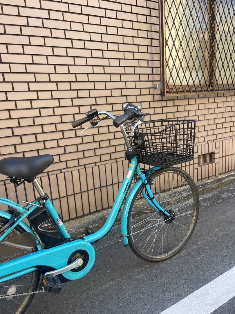 8.9ahパナソニック中古電動アシスト自転車26インチ